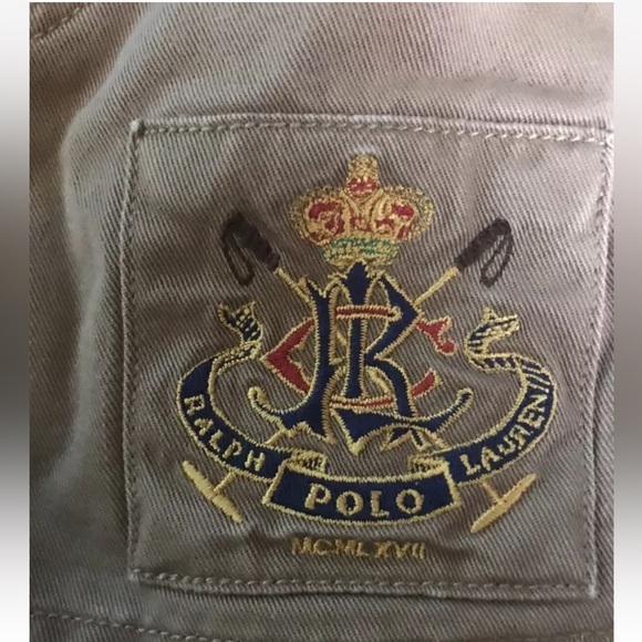 NWT POLO BY RALPH LAUREN SHORTS SIZE 12M~Khaki Tan~UNISEX - Picture 3 of 7